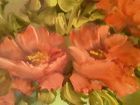 Vintage American ? OOC painting of Roses Signed D Auri