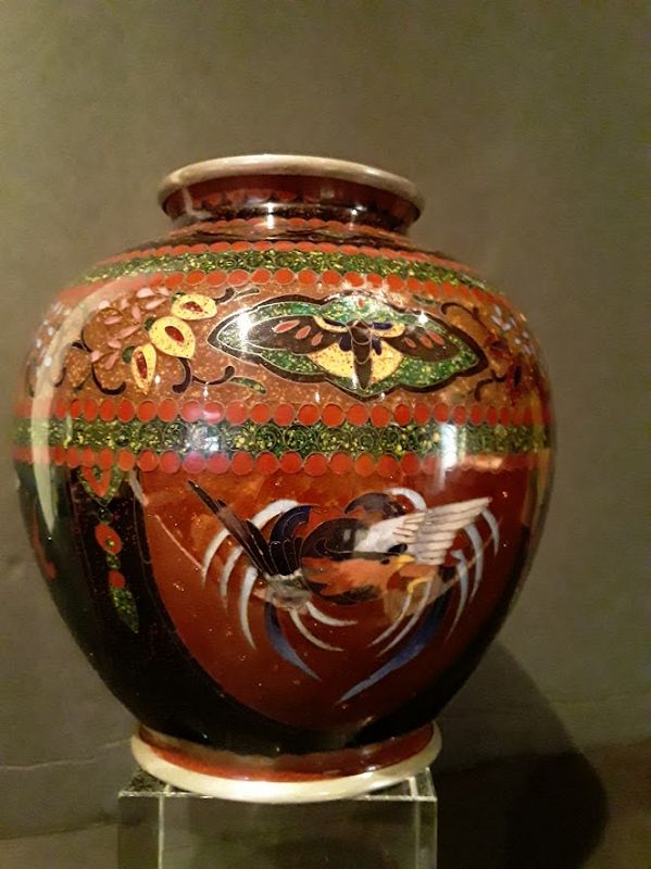 Japanese Meiji Cloisonne vase possibly Ando