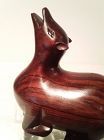 Vintage Chinese Rosewood Animal shaped lidded box