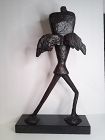 jd. Hansen contemporary Bronze FlyGirl limited edition sculpture