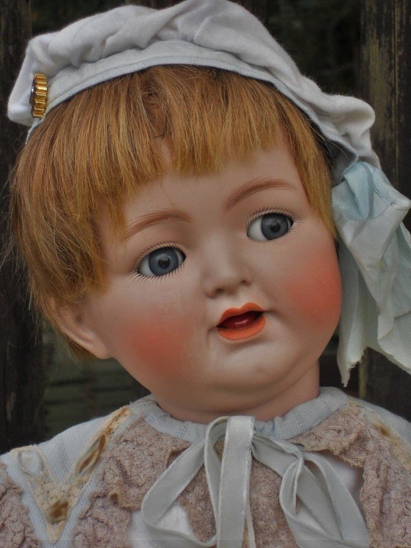 Pretty German Character Bisque Toddler Doll