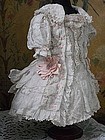 Most beautiful French Muslin Dress with Bonnet