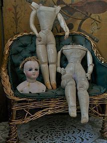 Attic Found French Poupee Body-Lot