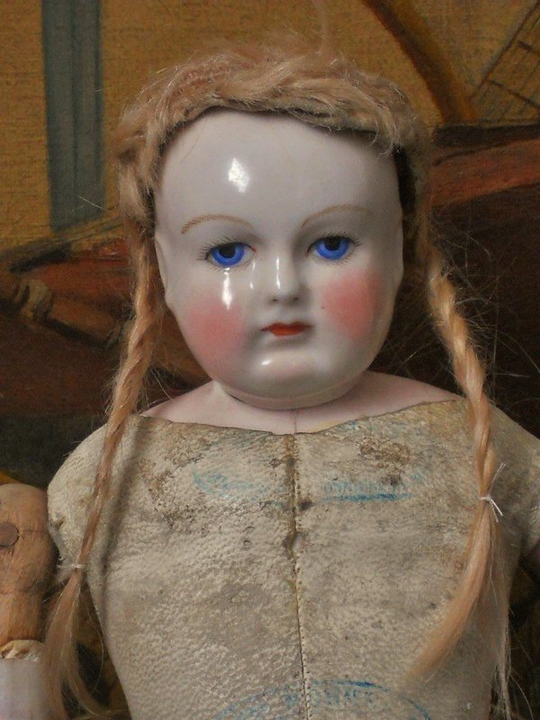 Beautiful and Rare Bisque Poupee by Leontine Rohmer