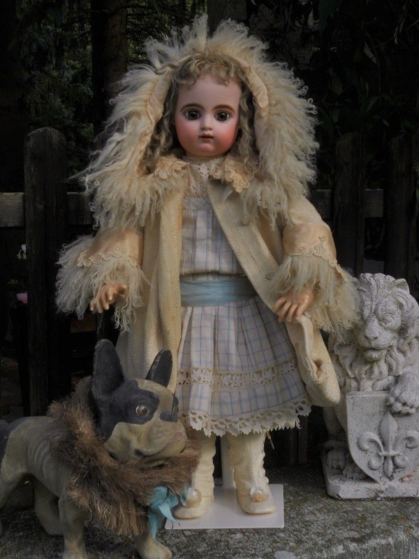 Beautiful Large Childlike French Bisque Bebe by Gaultier