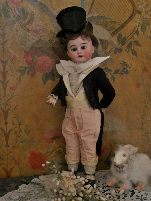 Pretty French Bisque Little Gentleman