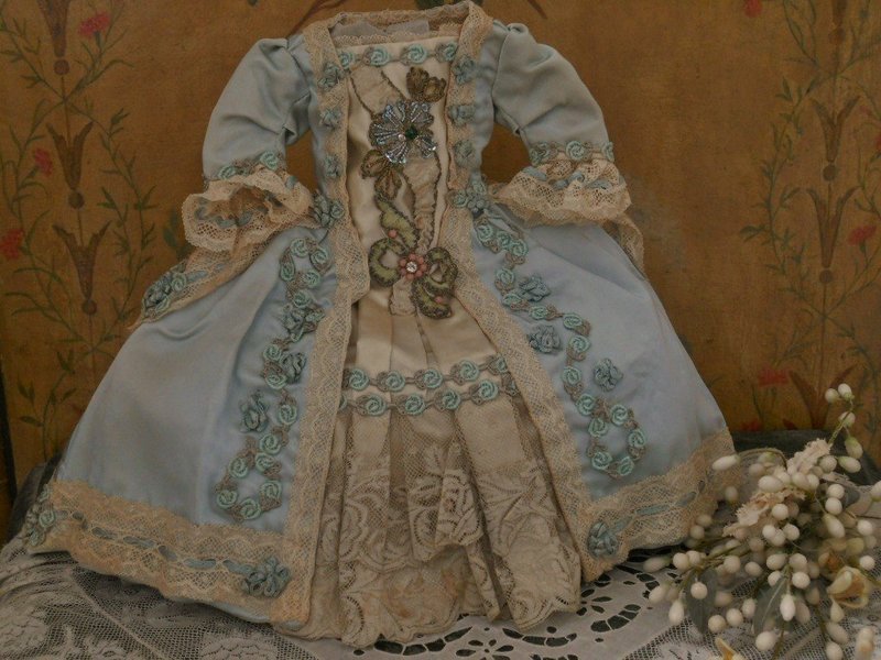 Stunning French Marie Antoinette Poupee Costume