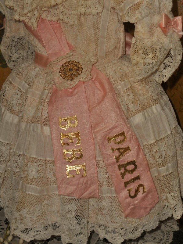 Stunning French Bebe Costume with Bonnet