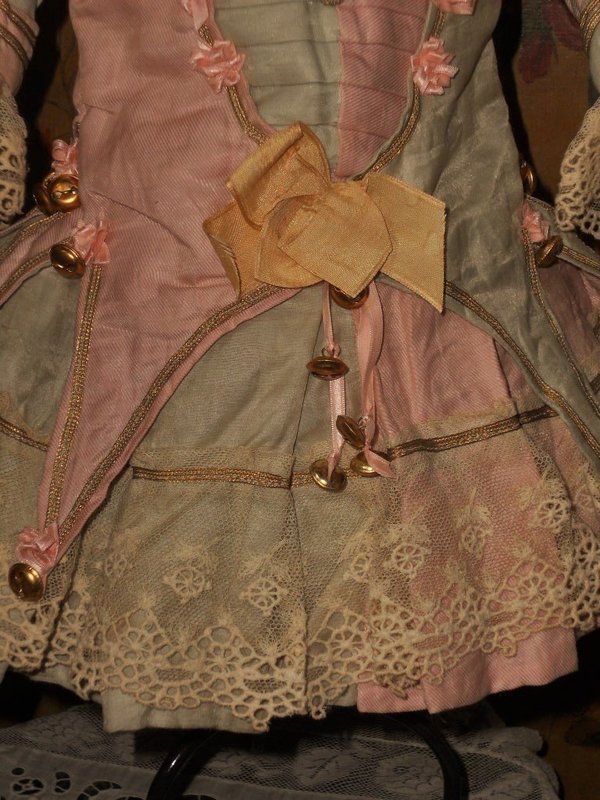 Stunning French Silk Bebe Party Costume