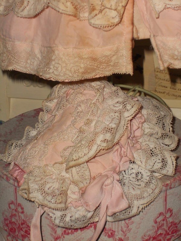 Pretty Vintage Doll Costume with Bonnet