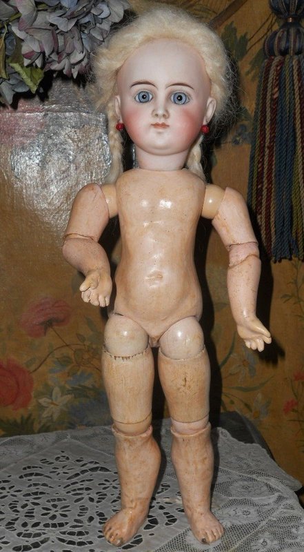 Very Beautiful Bisque Closed Mouth Doll for French Market