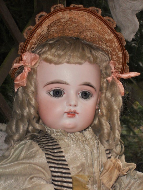 Splendid Eyes French Bisque Bebe by Gaultier with Doll-Shop Label