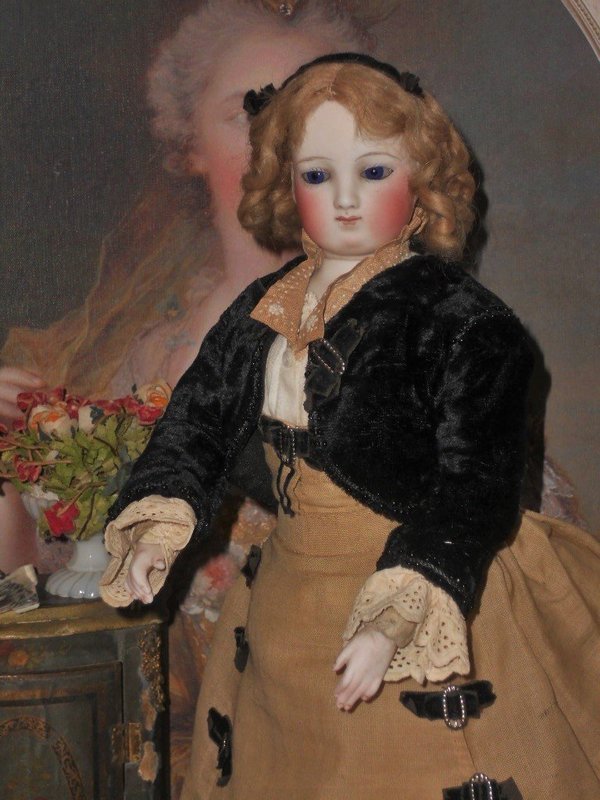 Rare Articulated Parisienne Doll by Julien Ernest Pannier