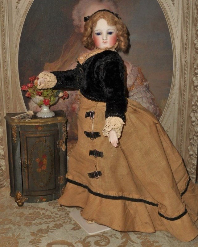 Rare Articulated Parisienne Doll by Julien Ernest Pannier