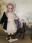 Pretty French Bisque Bebe Jumeau in Lovely Antique Costume