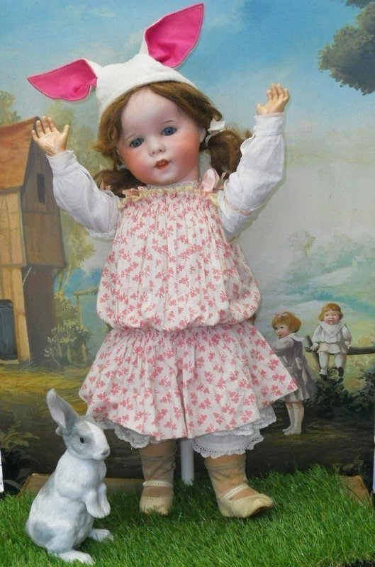 ~~~ Lovely French Bisque Character by SFBJ in Fine Large Size ~~~