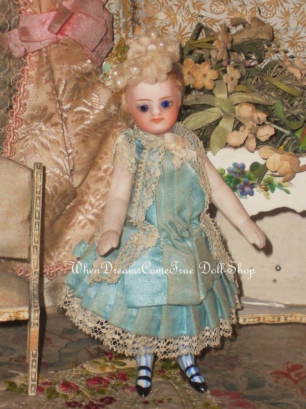Mademoiselle Mignonette with Rare Painted Socks &amp; Original Clothing