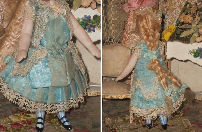 Mademoiselle Mignonette with Rare Painted Socks &amp; Original Clothing