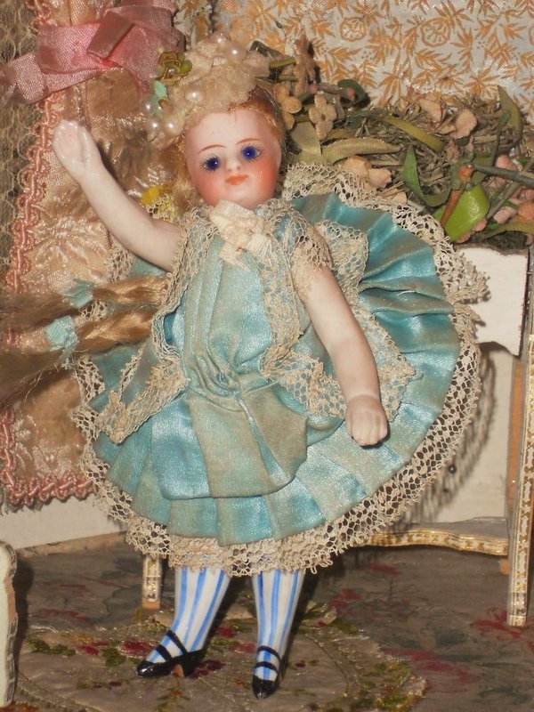 Mademoiselle Mignonette with Rare Painted Socks &amp; Original Clothing
