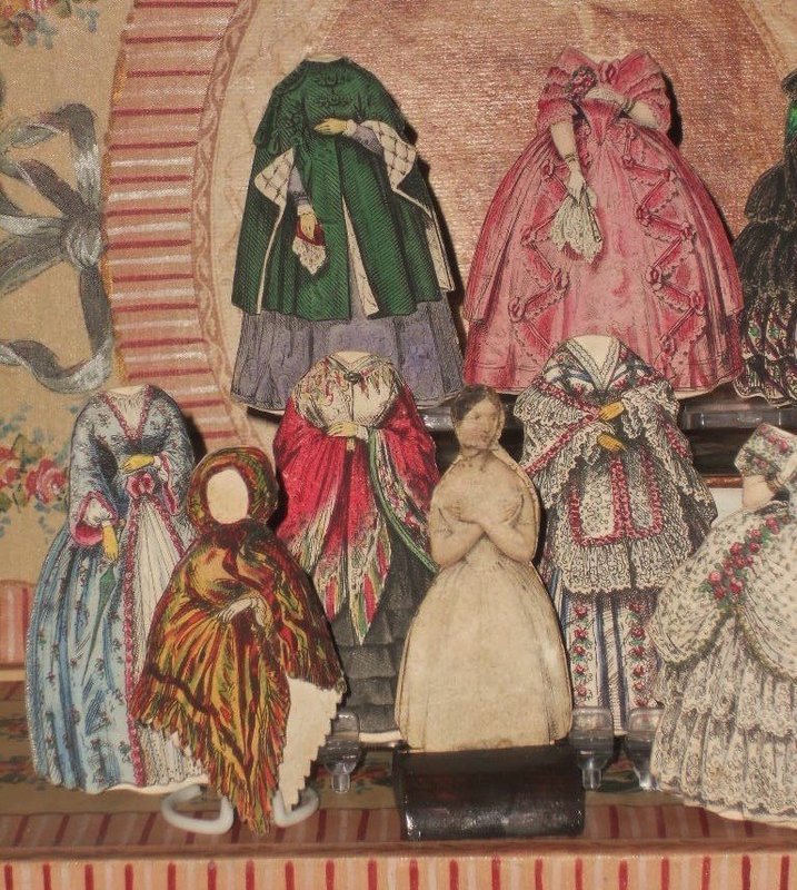 Rare Psyche Paper Doll with many Wonderful Paper Clothing