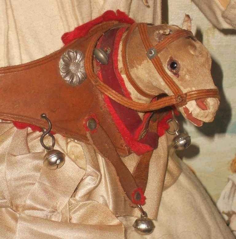 ~~~ Rare French Toy Horse Head Harness ~~~