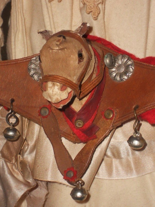 ~~~ Rare French Toy Horse Head Harness ~~~