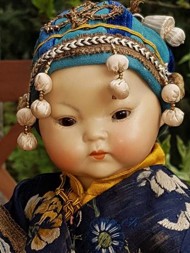 ~~ Rare all Original Oriental Baby Doll by Kestner ~~~