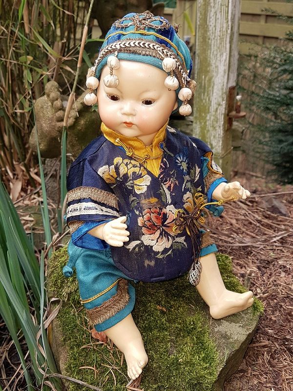 ~~ Rare all Original Oriental Baby Doll by Kestner ~~~