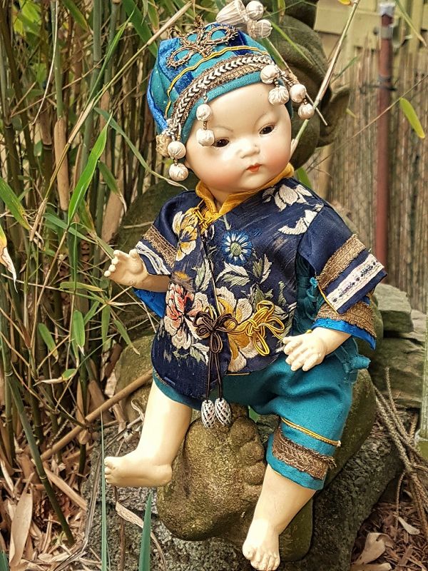 ~~ Rare all Original Oriental Baby Doll by Kestner ~~~