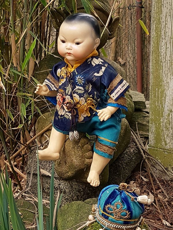 ~~ Rare all Original Oriental Baby Doll by Kestner ~~~