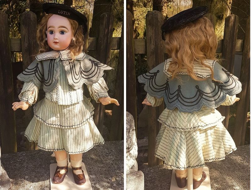 ~~~Outstanding French Bisque Bebe by Jumeau in Original Clothing ~~~