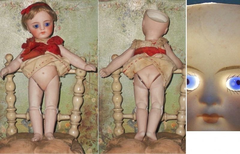 ~~~ Extremely Rare All Bisque Jointed~Limb~Body Darling by Kestner ~~~