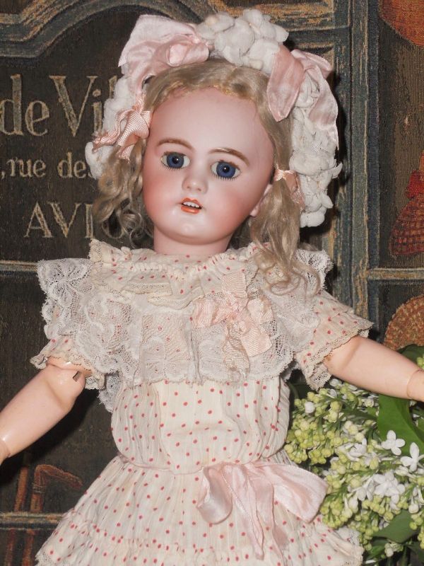 ~~~ Lovely Antique French Market DEP Bisque Bebe ~~~