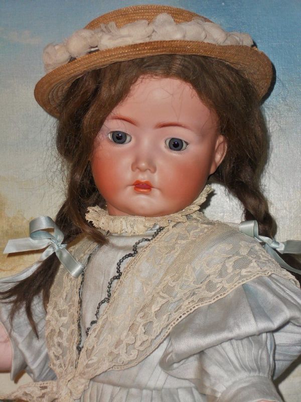 Lovely Large German Bisque Child 117n. by Kammer and Reinhardt