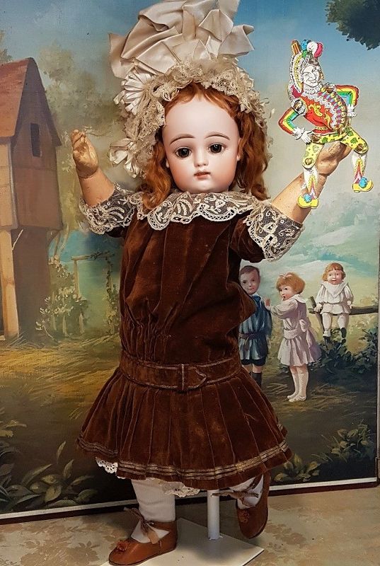 ~~~ French Bisque Bebe by Gaultier in Superb Costume ~~~