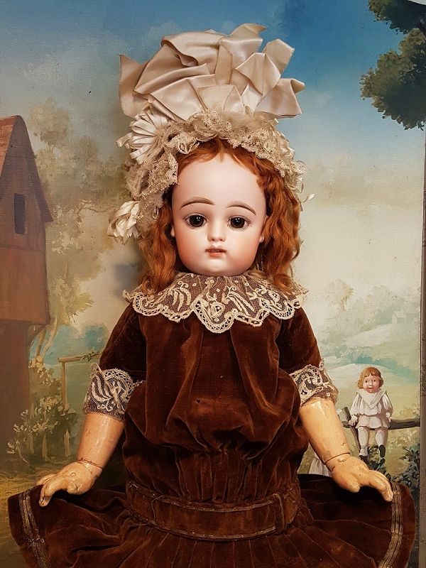 ~~~ French Bisque Bebe by Gaultier in Superb Costume ~~~