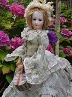 ~ Very Rare Poupee by Brasseur - Videlier in Fantastic Gown / 1863 ~