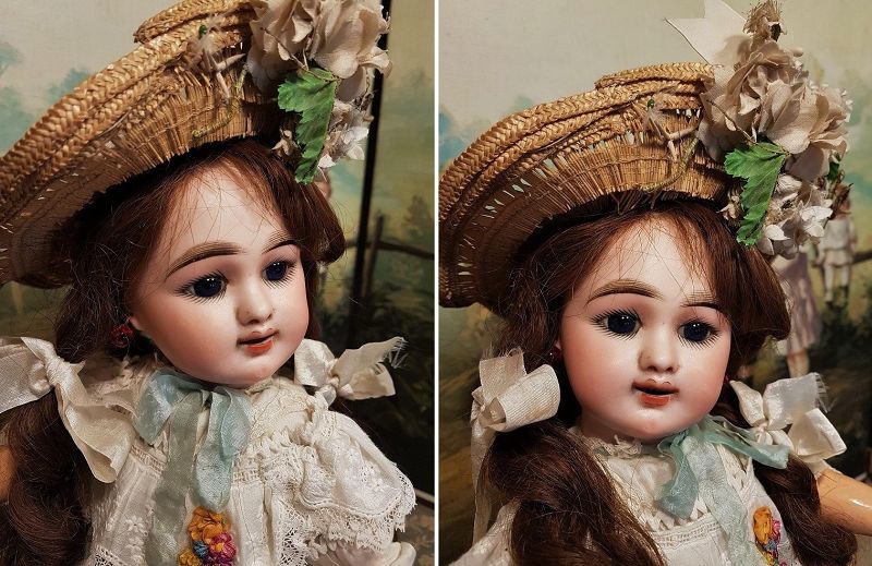 ~~~ Childlike Cabinet size French Eden Bebe with Shy Expression ~~~