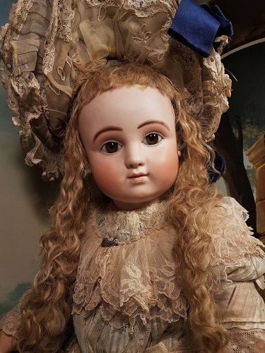 ~~~ Rare Large Early Series C French Bisque Bebe by Jules Steiner ~~~
