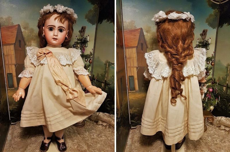 ~~~ Childlike French Bisque Jumeau Girl size 12 ~~~