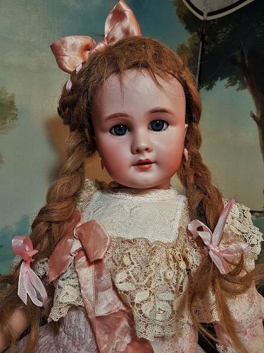 ~~~ Lovely Antique French Jumeau Mark Bisque Bebe ~~~