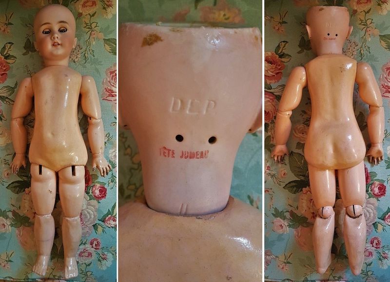 ~~~ Lovely Antique French Jumeau Mark Bisque Bebe ~~~