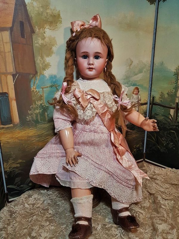 ~~~ Lovely Antique French Jumeau Mark Bisque Bebe ~~~