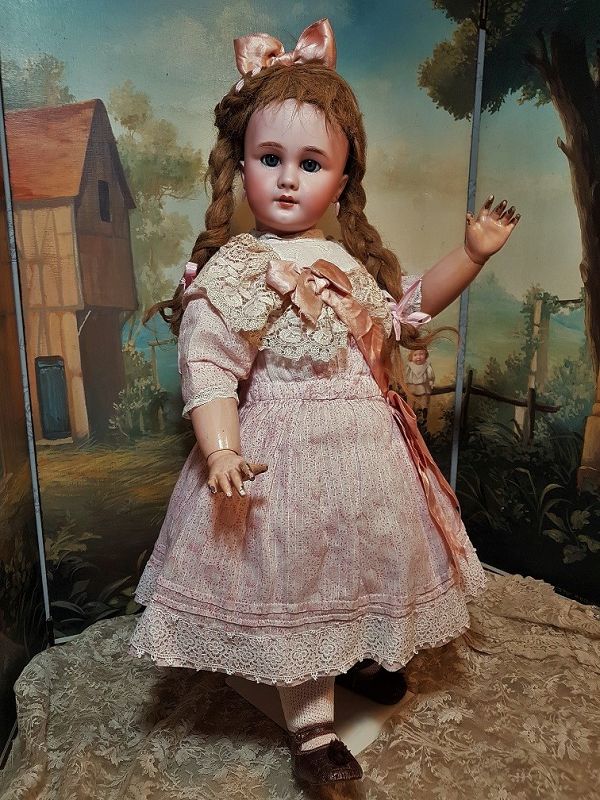 ~~~ Lovely Antique French Jumeau Mark Bisque Bebe ~~~