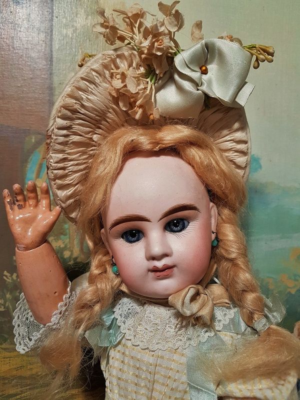 ~~~ Lovely French Bisque Bebe Girl by Denamur ~~~