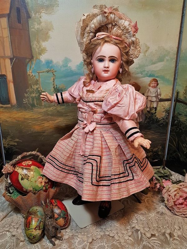 Rare Bisque Bebe Printemps by Jumeau Factory Special Series / 1890