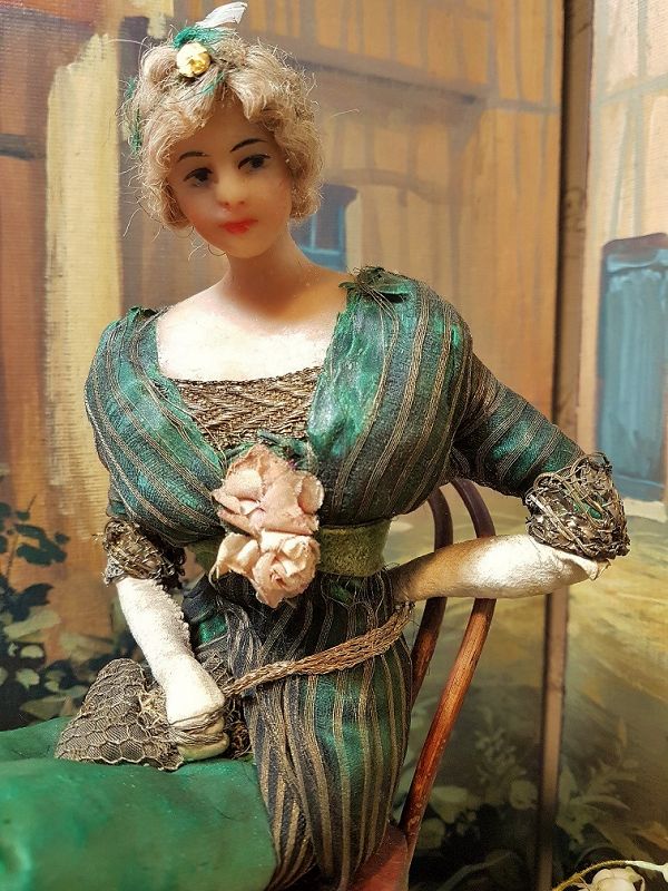 ~~~ Rare French Wax Fashion Doll by Lafitte - Desirat ~~~