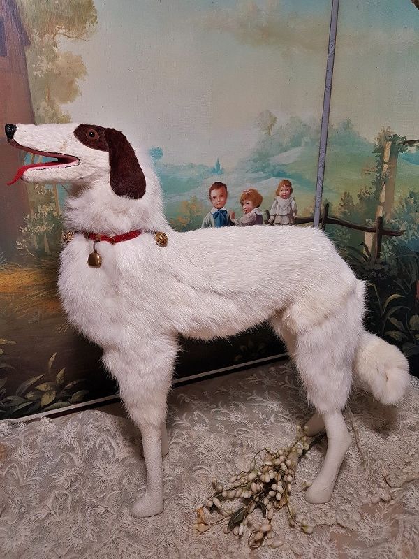 ~~~ Lovely Large Size French Borzoi Salon Dog ~~~