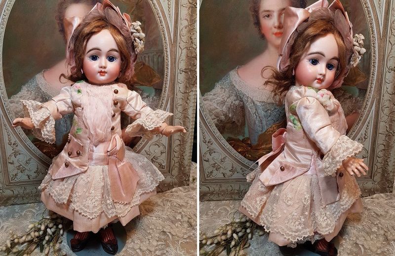 ~~~ Rare French Mystery Bisque Bebe made for Paris Doll-Shop ~~~