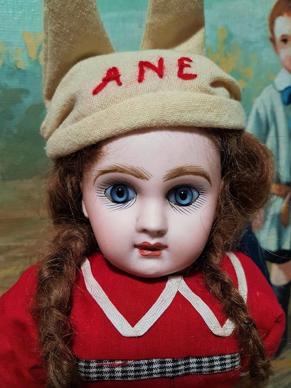 ~~~ Rare 11&quot; Size 2 Mademoiselle Jumeau in Lovely Antique Clothing ~~~